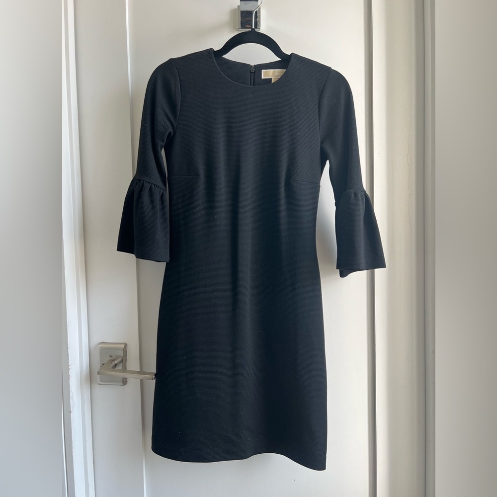 Michael Kors Mid-Sleeve Shift Dress